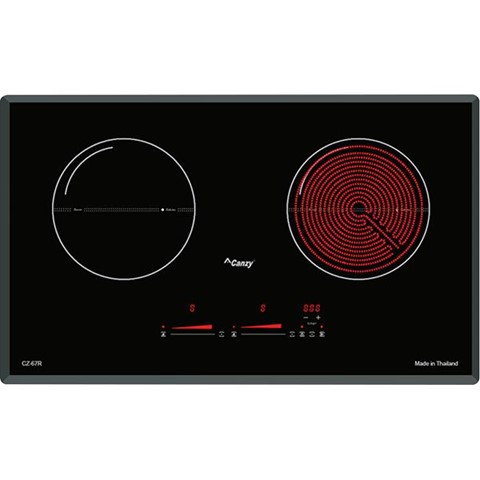 Bếp hỗn hợp 1 từ 1 điện Canzy CZ 67R
