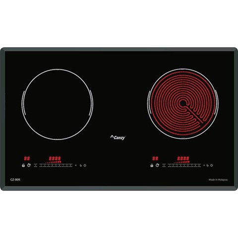 Bếp hỗn hợp 1 từ 1 điện Canzy CZ 86R