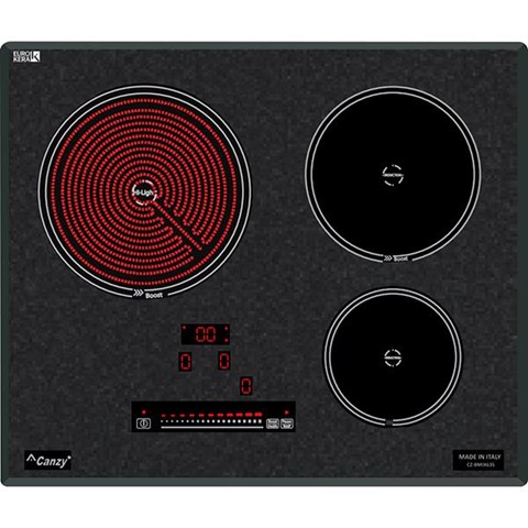 Bếp hỗn hợp 2 từ 1 điện Canzy CZ BMIX63S