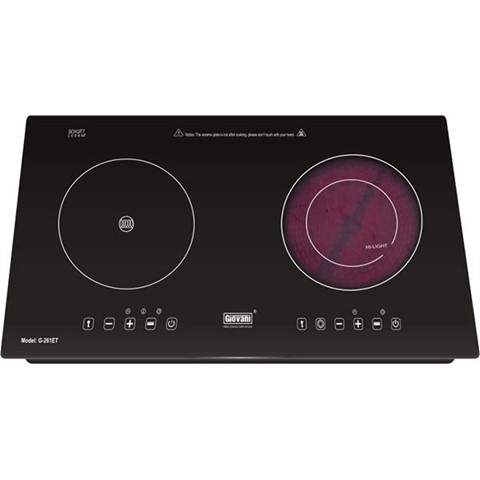 Bếp hỗn hợp 1 điện 1 từ Giovani G-261 ET