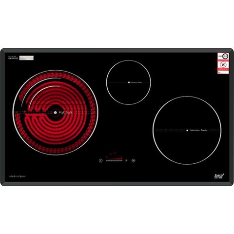 Bếp hỗn hợp 2 từ 1 điện Lorca LCE 306
