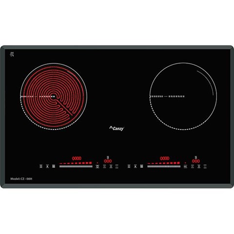 Bếp hỗn hợp 1 từ 1 điện Canzy CZ 08H