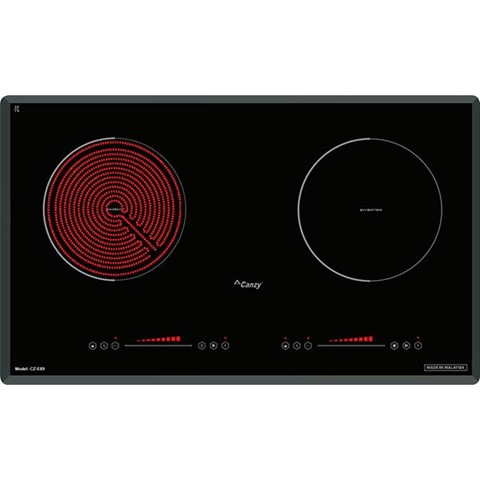 Bếp hỗn hợp 1 từ 1 điện Canzy CZ E89