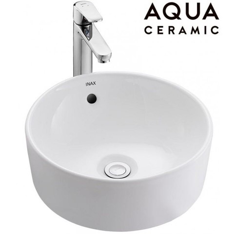 Chậu Rửa Lavabo Inax AL-295V Đặt Bàn Tròn Aqua Ceramic