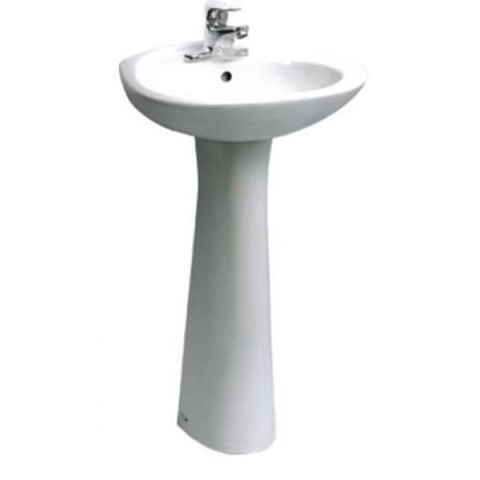 Lavabo Treo Tường Inax L-284V/L-284VD Kèm Chân Dài
