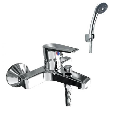 Vòi Sen Nóng Lạnh Inax BFV-1203S-4C Tay Sen Mạ
