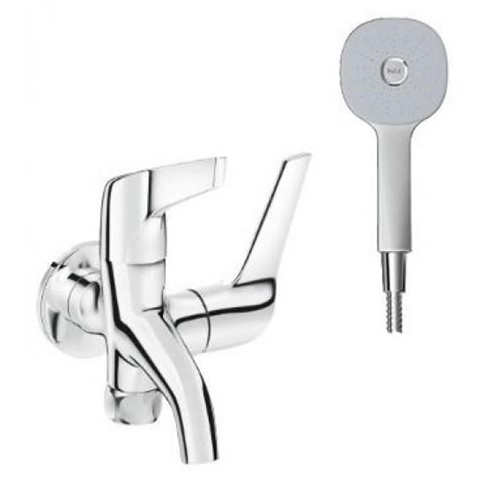 Vòi Sen Lạnh Inax BFV-17-8C Tay Sen Tăng Áp Mạ Crom